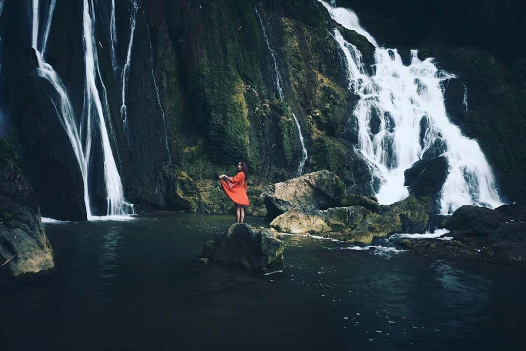 Majestic Nature of Go Lao Waterfall